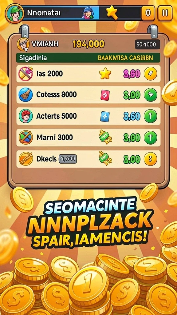 Screenshot kedua memperlihatkan karakter unik yang bisa dipilih.