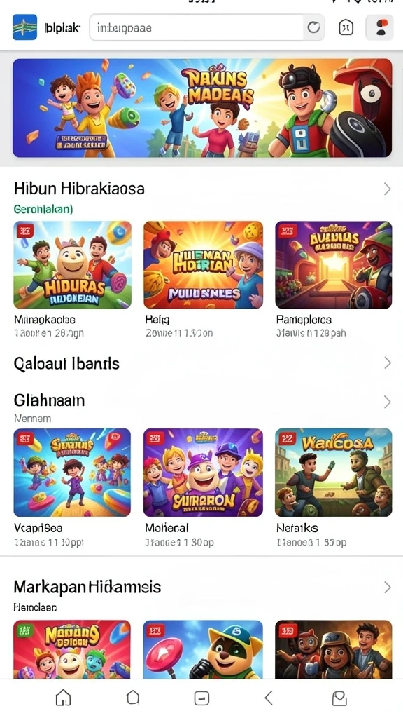 Grafis yang memukau dan penuh warna.