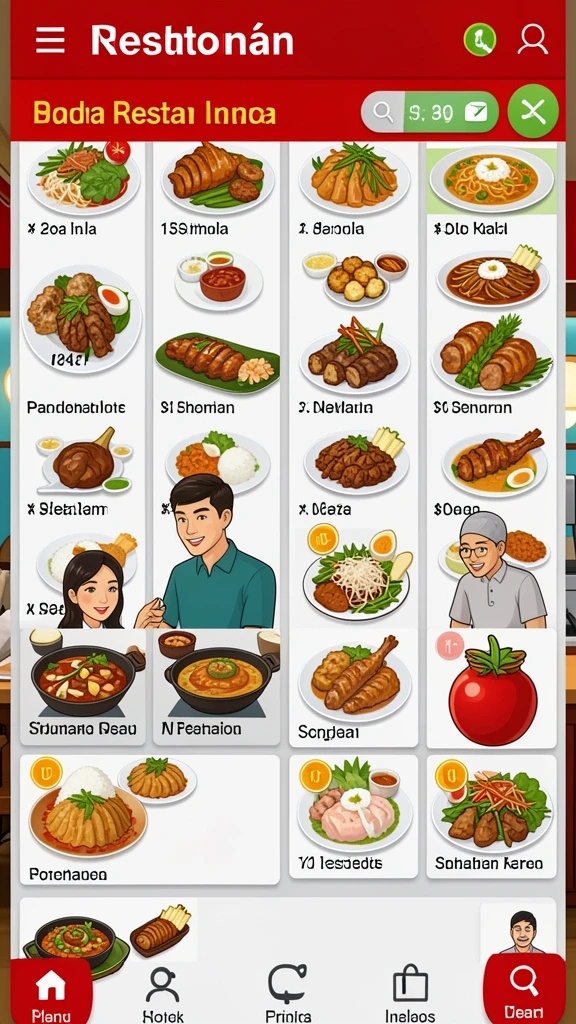 Tampilan level yang beragam dan menantang.