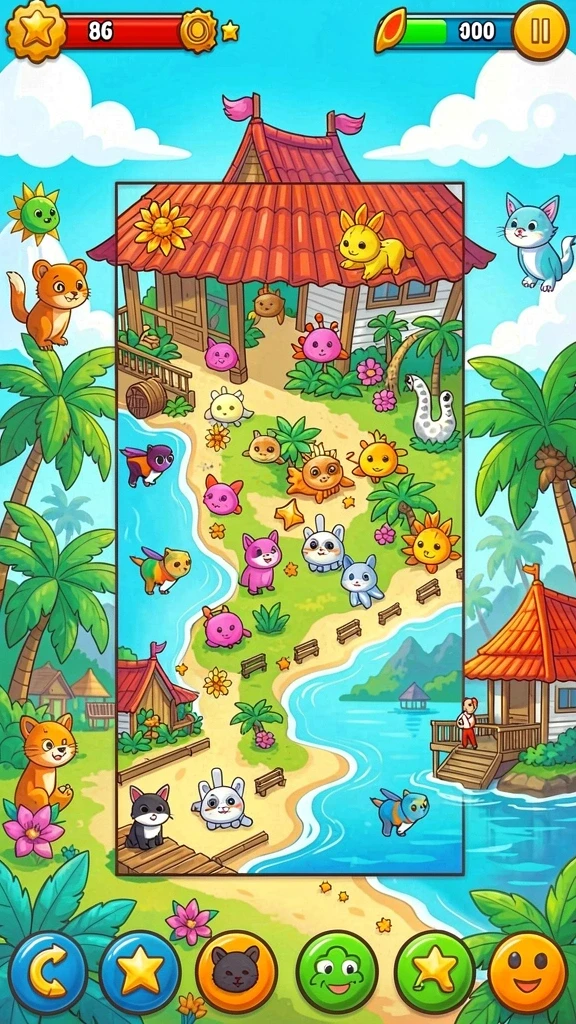 Fitur multiplayer untuk bersaing dengan teman.