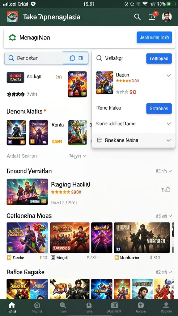 Tampilan antar muka yang menarik dan user-friendly.