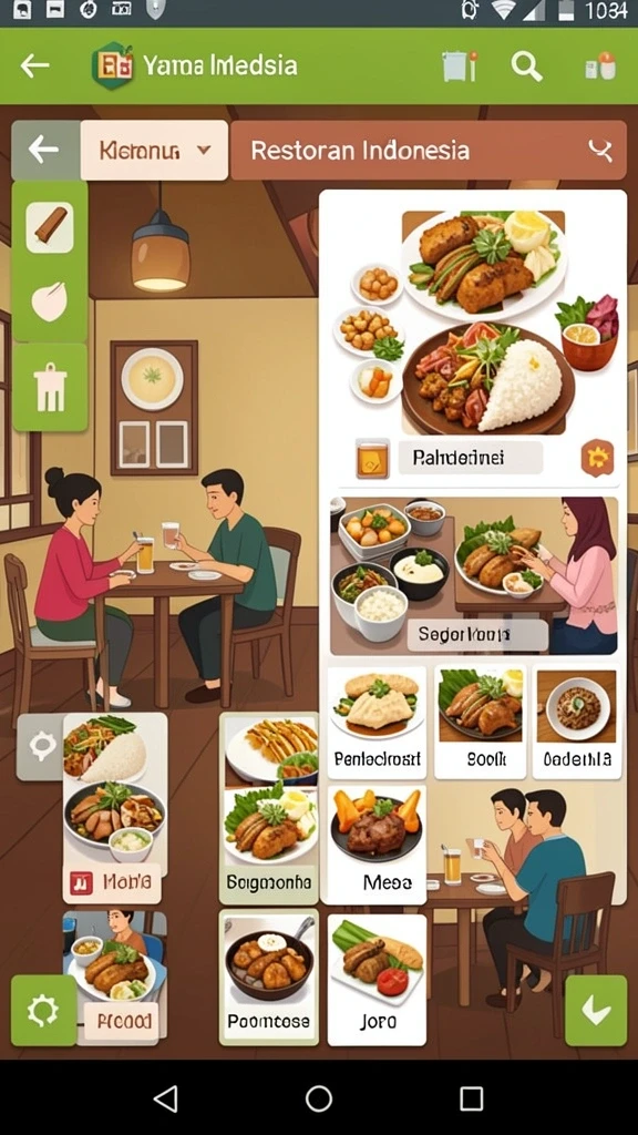 Tampilan antarmuka yang menarik dan mudah digunakan.