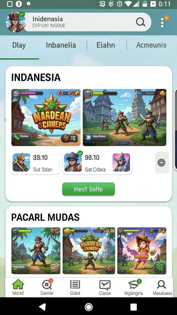 Level baru yang menambah keseruan permainan.