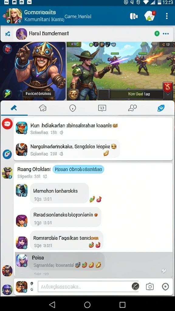 Karakter dengan desain unik dan menarik.