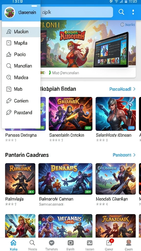 Antarmuka pengguna yang sederhana dan menarik.