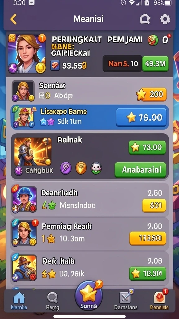 Mode permainan yang bervariasi dan seru.