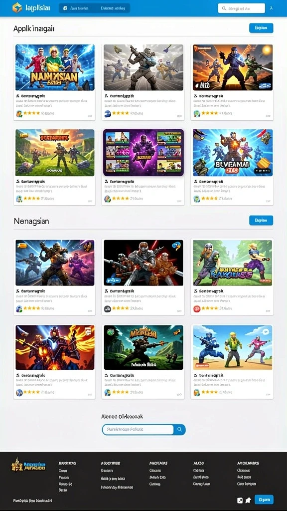 Screenshot menunjukkan antarmuka permainan yang menarik.