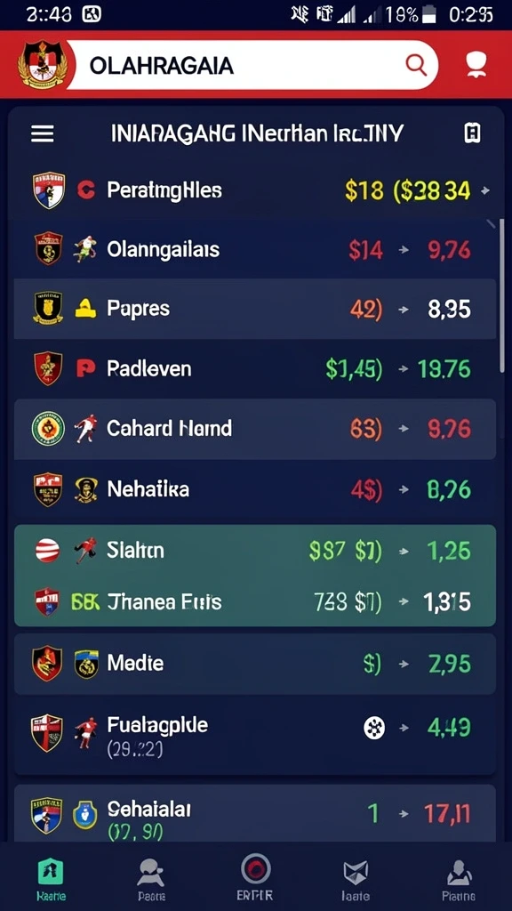 Screenshot 2 menampilkan variasi permainan yang tersedia.