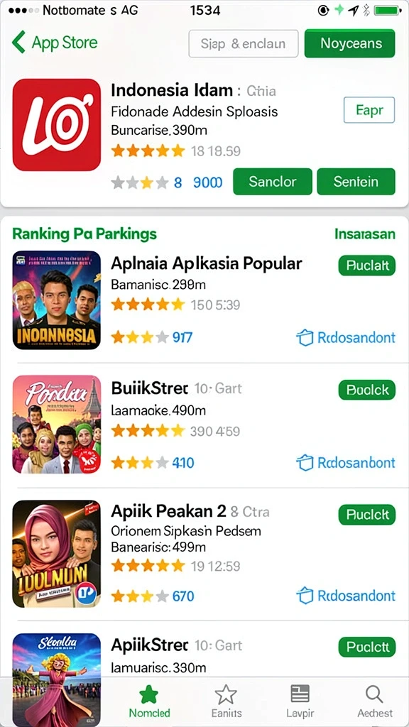 Tampilan awal yang menarik dan mudah dimengerti.