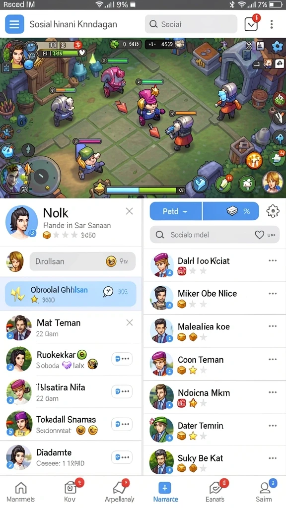Menjelajahi Monas dengan teman-teman.
