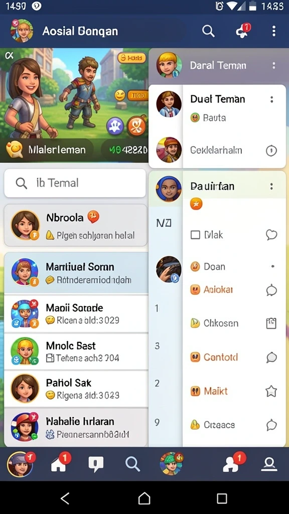 Tampilan antarmuka yang modern dan ramah pengguna.