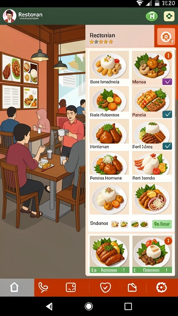 Misi harian yang menantang dan menghibur.