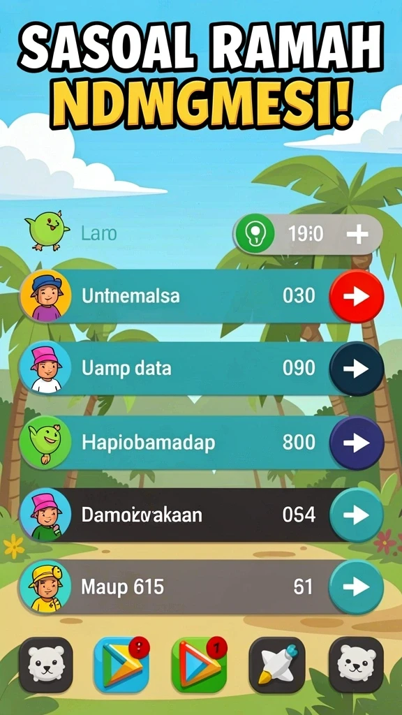 Tampilan grafis yang menakjubkan dan penuh warna.