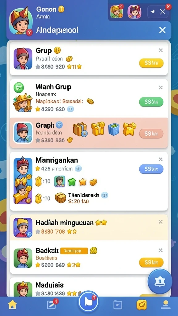 Tampilan antarmuka yang ramah pengguna.