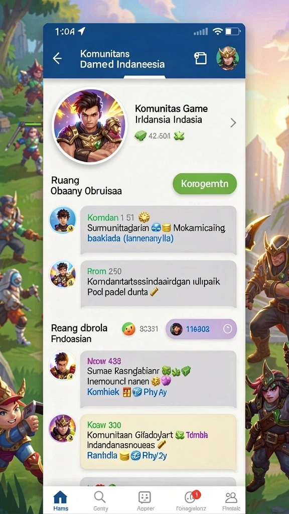 Tampilan antarmuka yang ramah pengguna.