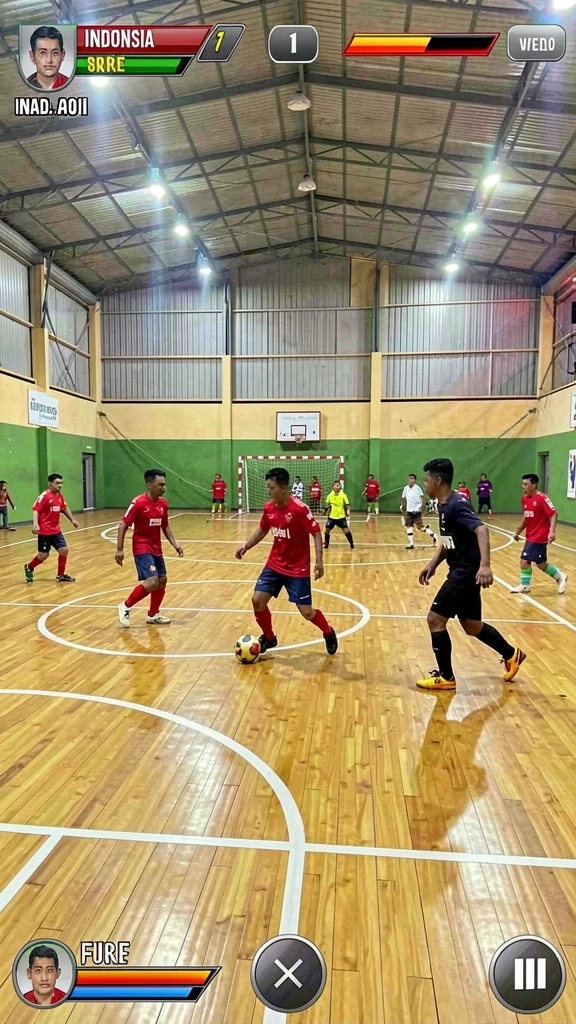 Screenshot menampilkan dunia permainan yang penuh warna.