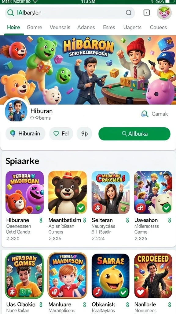 Gameplay menarik dengan grafik berkualitas tinggi.