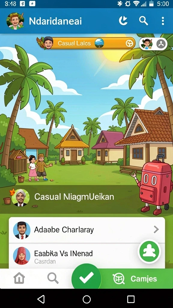 Level yang semakin menantang membuat permainan semakin seru.